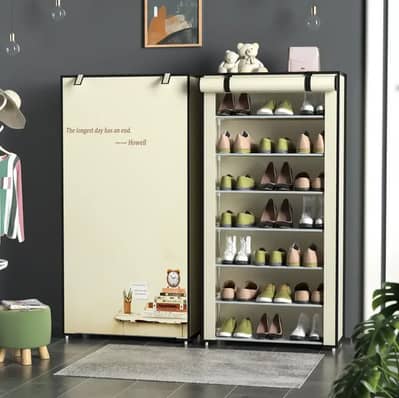 8 Layer Portable Dustproof Multi Purpose Rack Storage