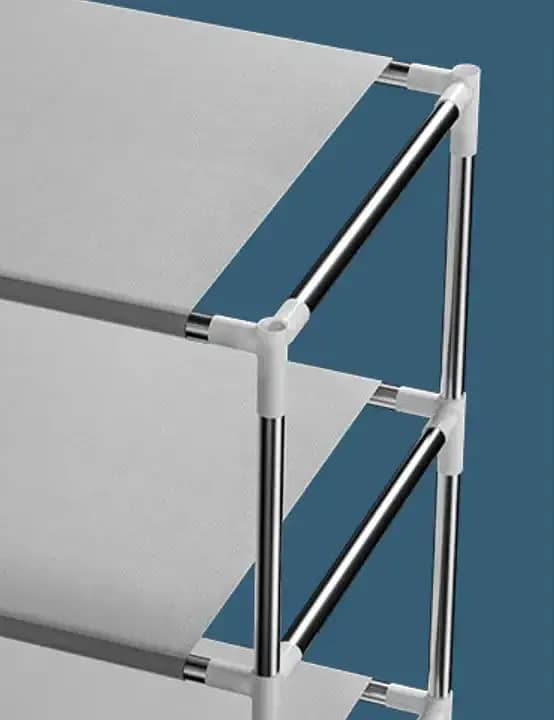 8 Layer Portable Dustproof Multi Purpose Rack Storage 5