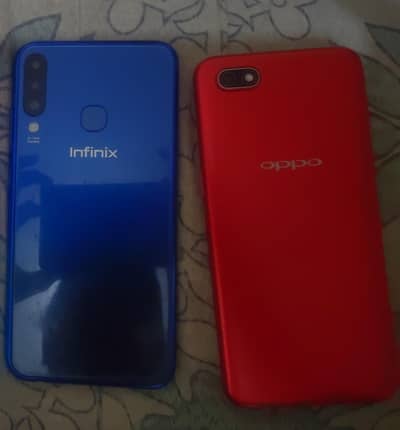 OPPO A1k and infinix s4