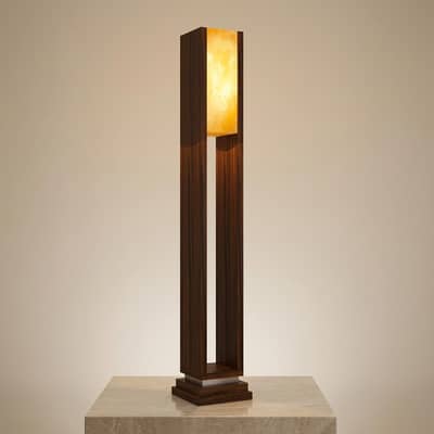 Modern Wooden Floor Lamp Warm Glow