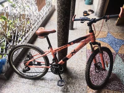 24" Bicycle - Good Condition | Disc Brakes | Rs. 16,000