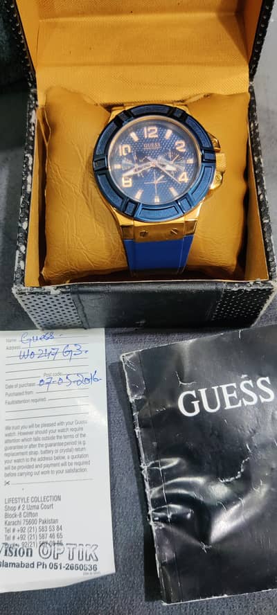 Original Guess Complete Chronograph Working