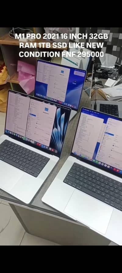 MACBOOK PRO M1 2021 16 INCH 32GB 1TB 4 UNIT 100 HEALTH A GRAD LIKE NEW