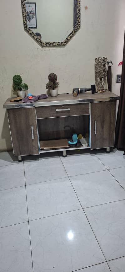 wooden console table