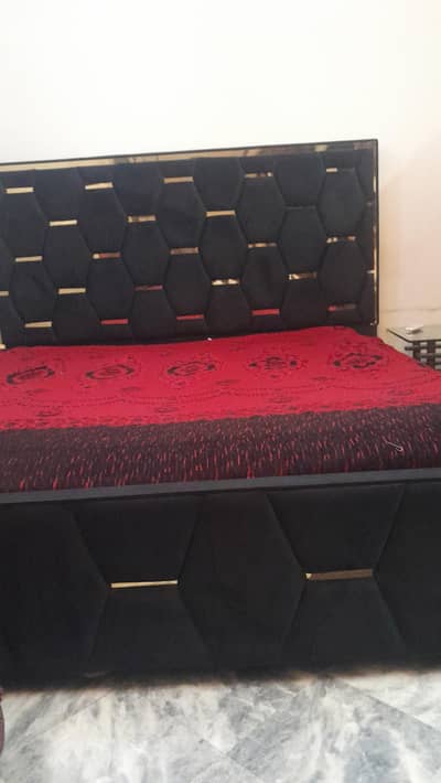 wooden bed for sale just 2 months used good condition