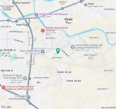 Dha Phase 5 Sector B 1kanal Plot Main Blvd Available For Sale