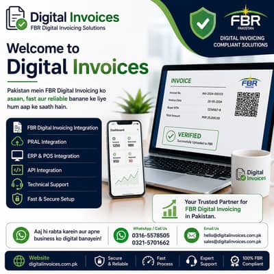 FBR Digital Invoicing Integration | PRAL API | ERP & POS Solutions