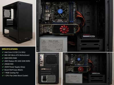 boost wolf budget gaming pc at 900p high settings