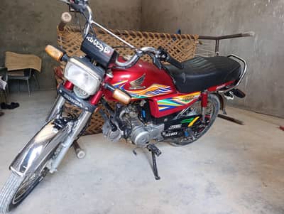 Honda CD 70 19 model, excellent condition ,no work required