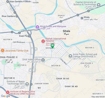 Dha Phase 5 Sector A 1kanal Main Avenue Plot Available For Sale