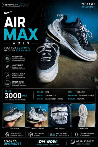 Original Branded Sports Shoes – Excellent Condition