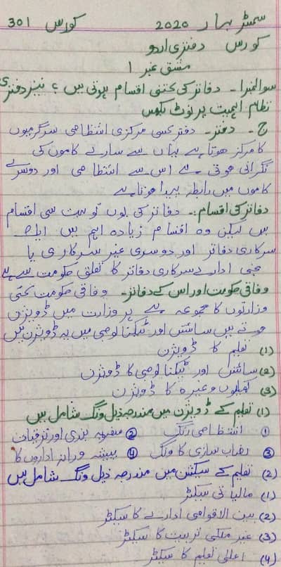 Assignment writing