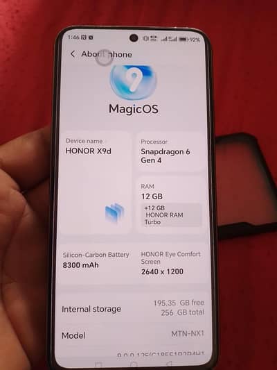 Honor X9d 12g 256g pric 100000