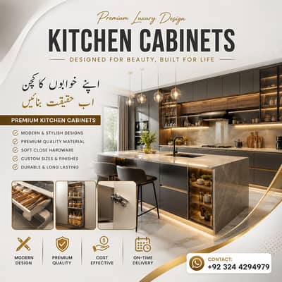 Kitchen Cabinet Carpenter Services near me, Wooden Kitchen Cabinet