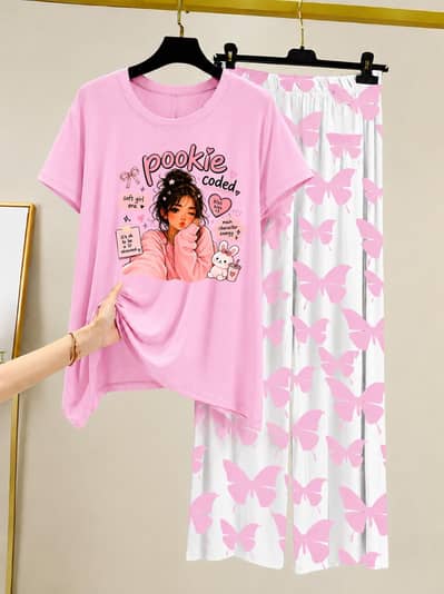 Women Printed Night Suits