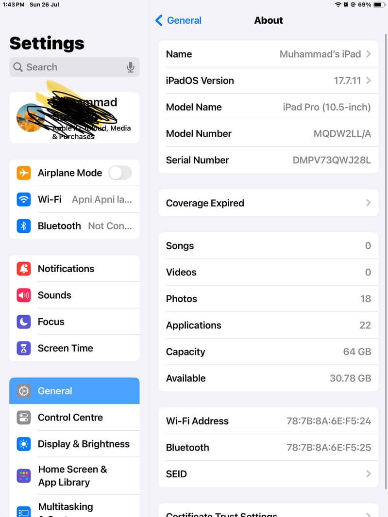 Ipad pro 64gb Good Condition 3