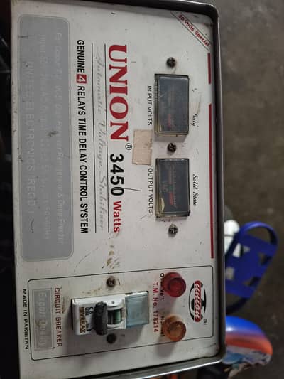 Union Stabilizer 3450 watts.