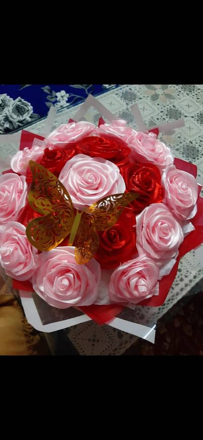 ribbon bouquet