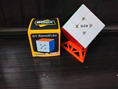 QiYi 3x3 Magnetic Speedcube - Brand New With Free Stand