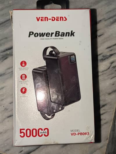 VEN-DENS 50,000mAh Power Bank | Fast Charging