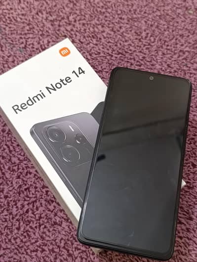 Xiaomi Redmi Note 14 midnight black color