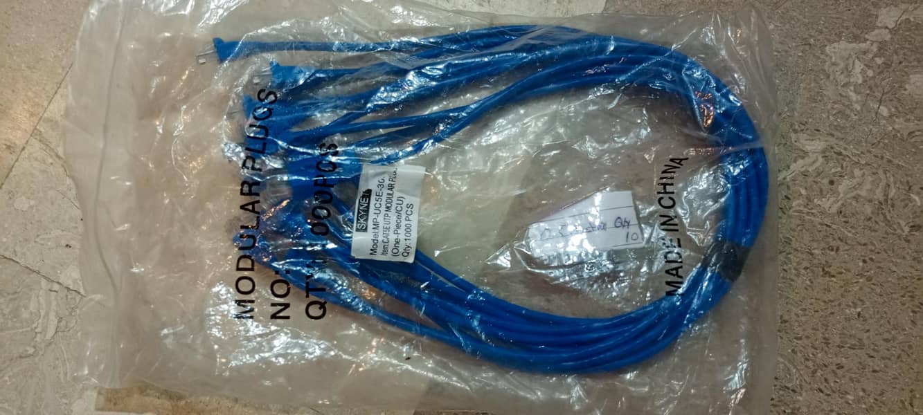 Networking Patch Cable/ Patch Cords Cat 6 available for sale 3