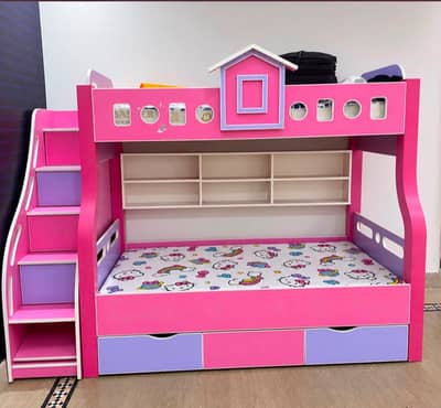 kids bunker bed with storage Used – Like New (9/10)