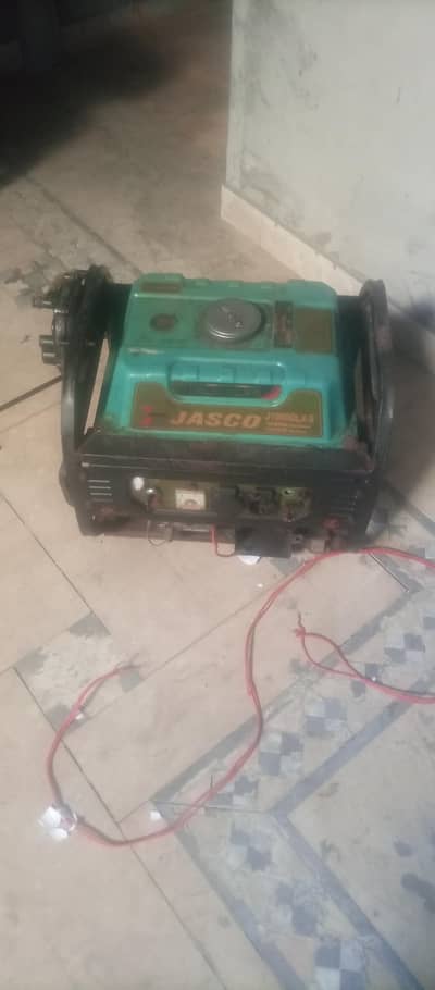 jaso jdx1800 generator for urgent sell, petrol gass self start and ki
