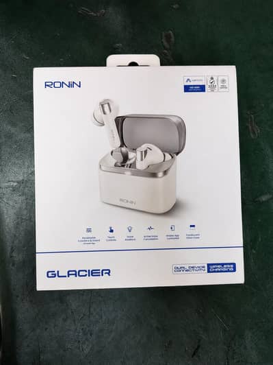 RONIN Glacier R-7110 TWS Earbuds | ANC | Like New | Complete Box Pack