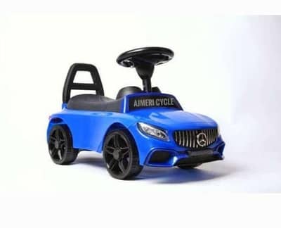 kids blue ABS driving car for indoor outdoor play