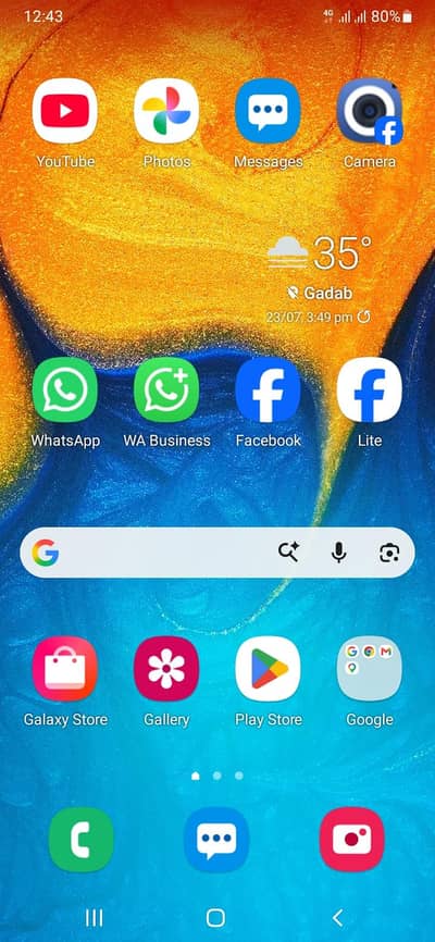 samsung galaxy A 20