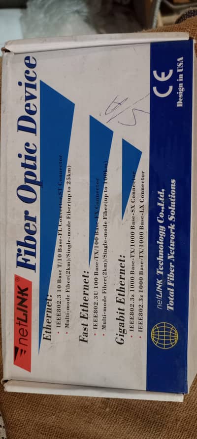 netlink Fiber Optic Media Converter pair for sale