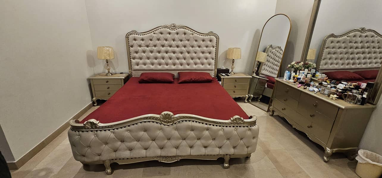 chanyoti full solid taali bed set 2