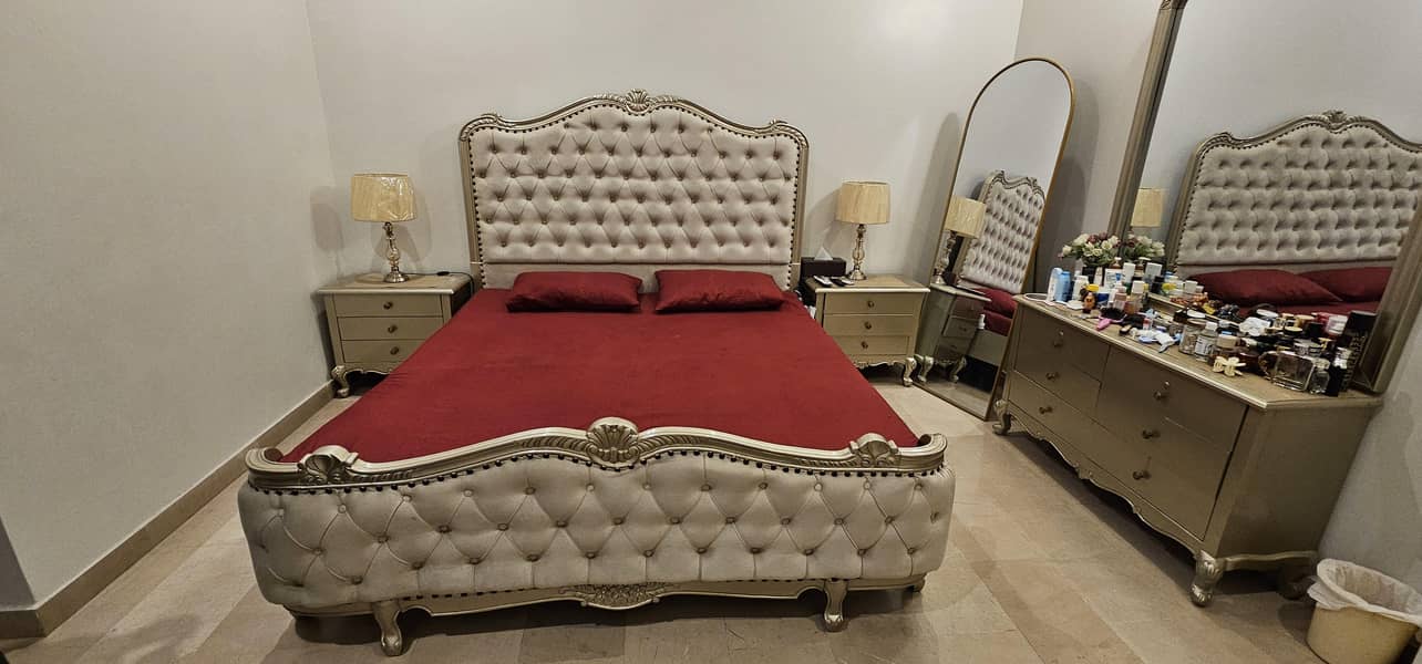 chanyoti full solid taali bed set 3