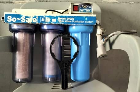 SO SAFE 3-Stage Water Filter | Condition 9/10 | Rs. 10,000