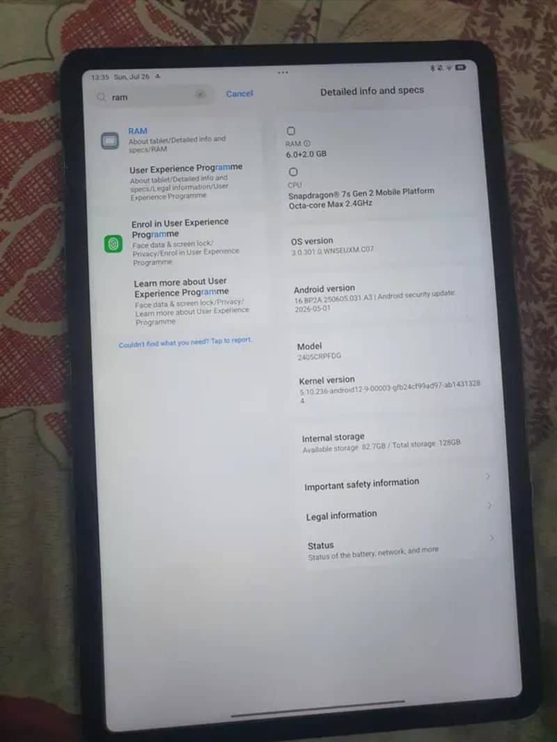 Redmi pad pro 1
