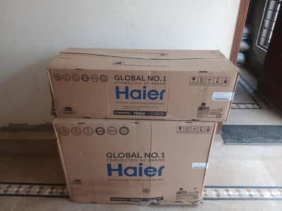 Haier 1.5 box pak new ac no Used
