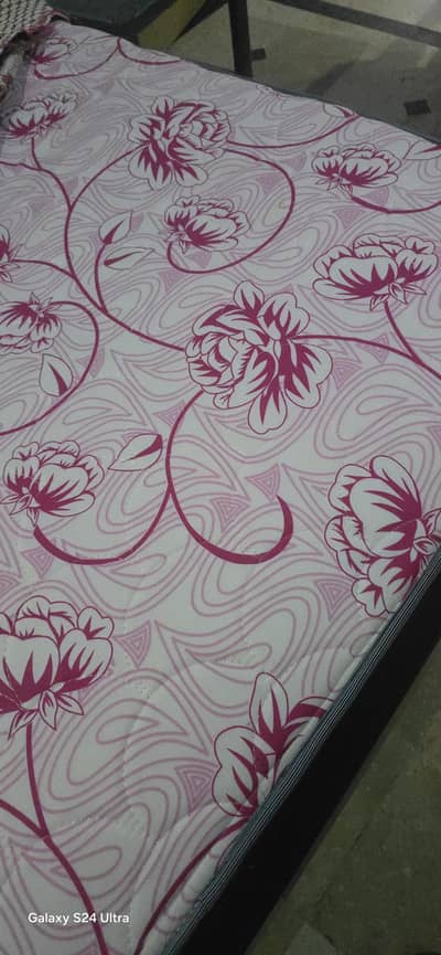 spring mattres 2 months used 10 years worenty bhara kahu  final 25 k