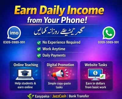 Online home based work
