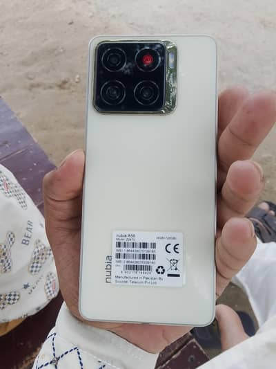 Nubia mobile 4+8    128 GB 10by10  RS. 22000. diba charger SB ok hy