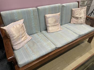 5 Seater Wooden Sofa set