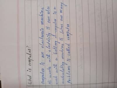 assignment written