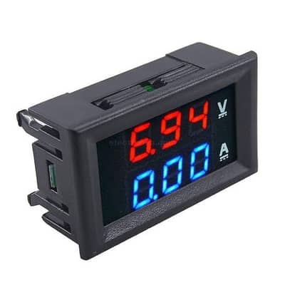 Mini DC 100V 10A Digital Voltmeter Ammeter Meter