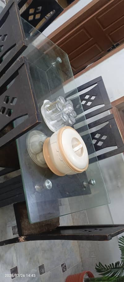 wooden dining table