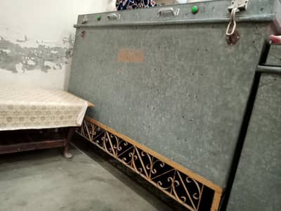 2 Large Iron Boxes / Trunks with Stand for Sale (Very Good Condition)
