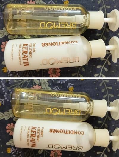 Hair keratin treatment shampoo conditioner