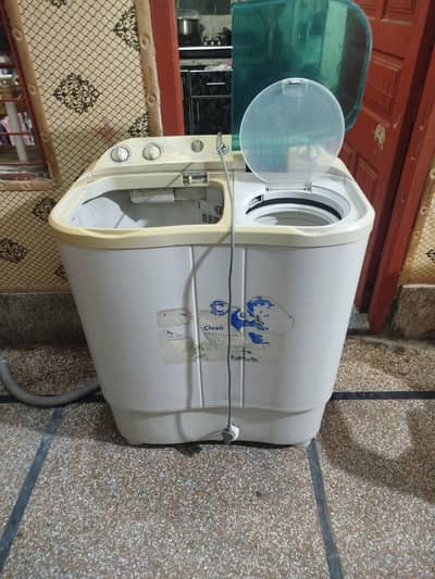 Haier twin tube washing machine 8kg