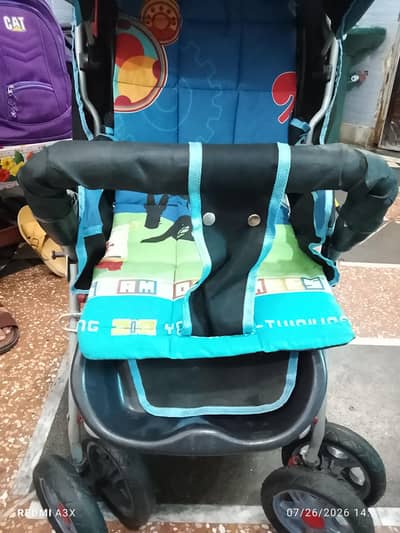 Foldable Black Baby Pram