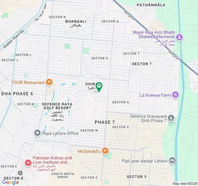 Phase 7 V BLOCK NEAR#676 Corner 21.5M ONE KANAL PLOT