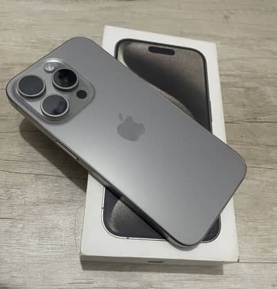 Iphone 15 pro 256 PTA approved phy+esim